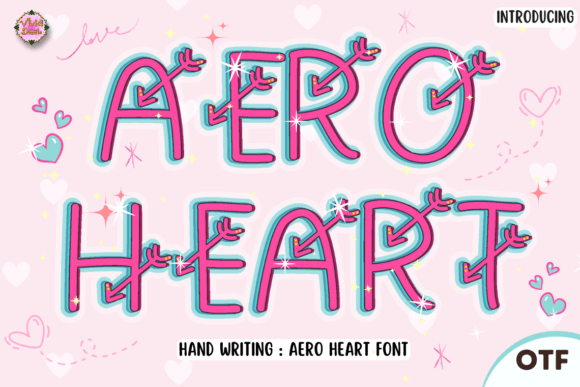 Aero Heart: The Festive Display Font for Scroll-Stopping Campaigns