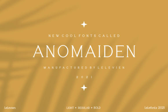 Anomaiden: A Stylish Serif Font for Your Brand