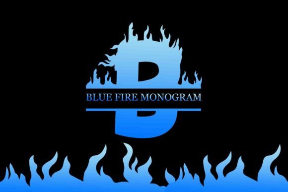 Blue Fire Monogram: A Designer's Review for Branding