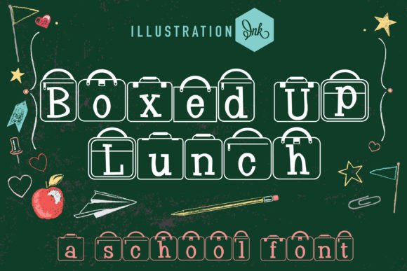 Boxed Up Lunch: A Serif Font That Packs a Visual Punch
