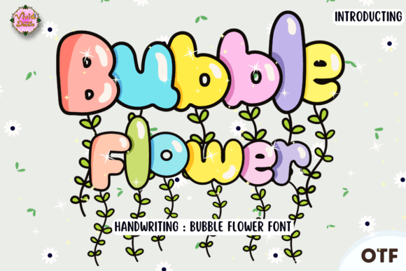 Bubble Flowers: A Cheerful Typeface for Small Business Branding