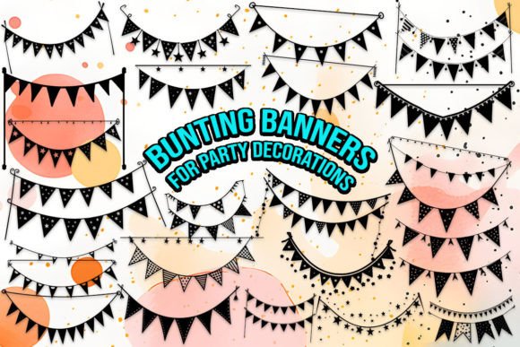 Bunting Banners for Party Decorations: A Festive Font for Branding