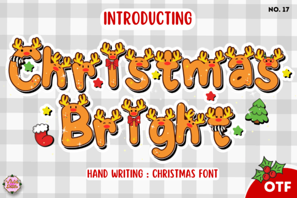 Christmas Bright 17: A Festive Display Font for Web Design