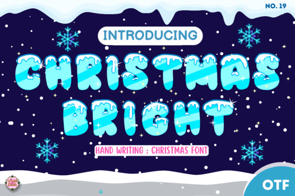 Christmas Bright 19: A Festive Font for Web Design
