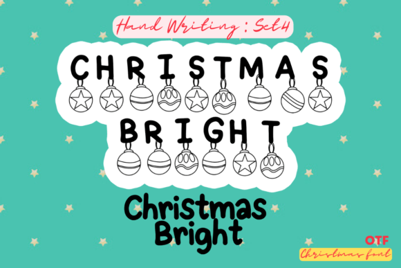Christmas Bright 4: A Festive Decorative Font Review