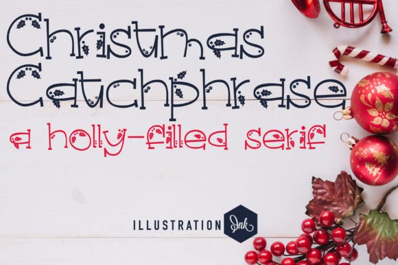Christmas Catchphrase: A Festive Display Font