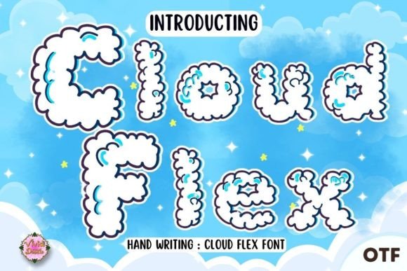 Cloud Flex: A Festive Display Font for Editorial Joy
