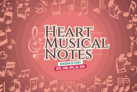 Crafting Campaign Magic with the Heart Musical Notes Font