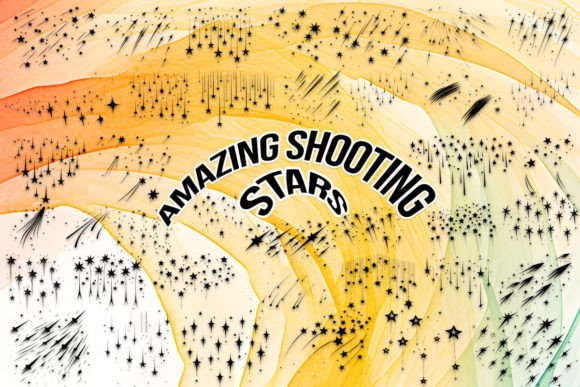 Designing with Amazing Shooting Stars: A Celestial Typeface