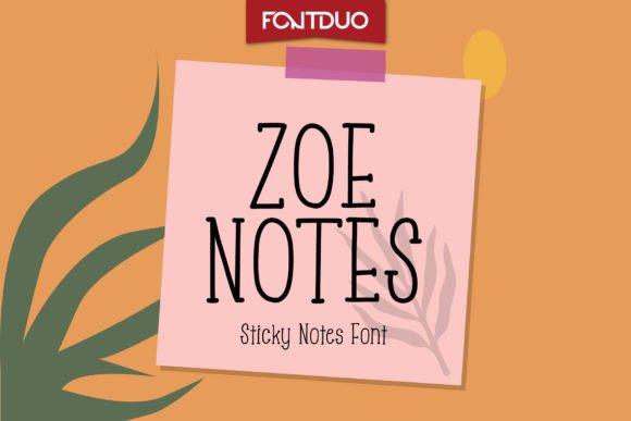 Elevate Editorial Design with the Zoe Notes Typeface