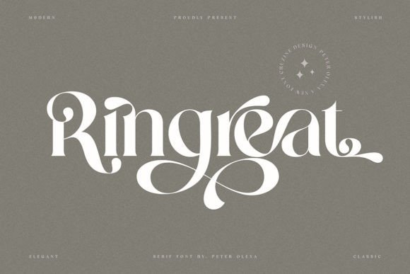 Elevate Your Shop with the Ringreat Serif Typeface