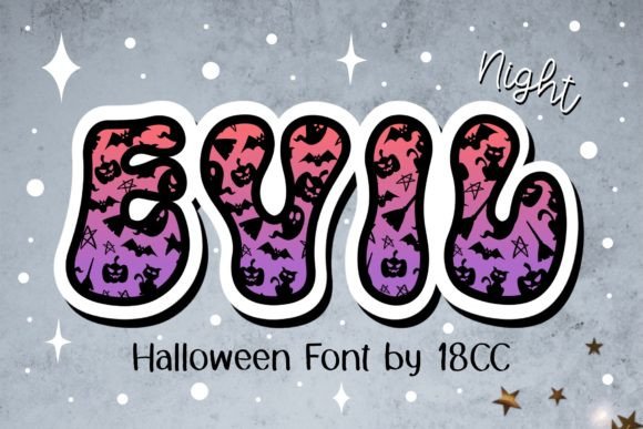 Evil Night: The Perfect Decorative Font for Halloween Campaigns