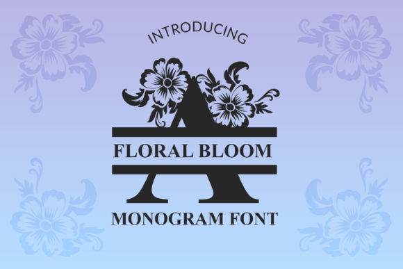 Floral Bloom: A Decorative Font for Editorial Elegance