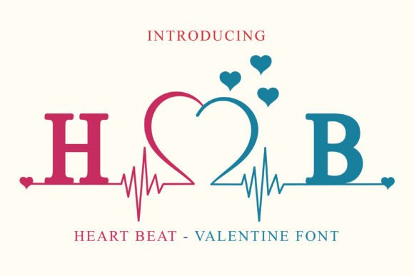 Heart Beat Love: The Decorative Font for Viral Campaigns