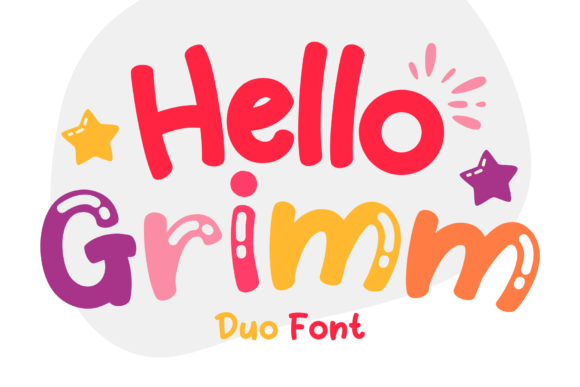 Hello Grimm: A Playful Decorative Font for Branding