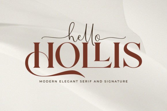 Hello Hollis: A Versatile Serif and Script Typeface for Web Design