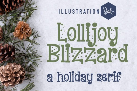 Lollijoy Blizzard: A Handwritten Serif Font for Branding