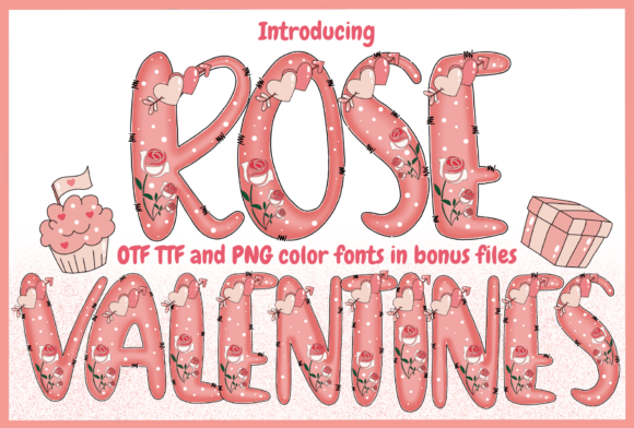 Rose Valentines: A Whimsical Typeface for Editorial Design