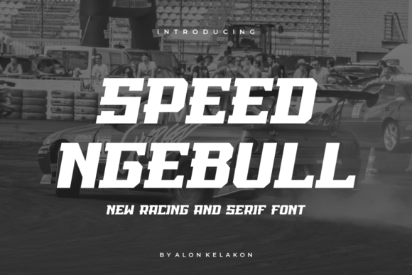 Speed Ngebull: A Bold Serif Font for Web Headers