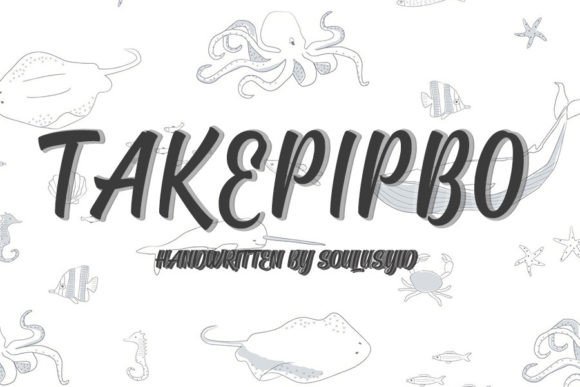 Takepipbo: A Handwritten Font for Modern Web Design