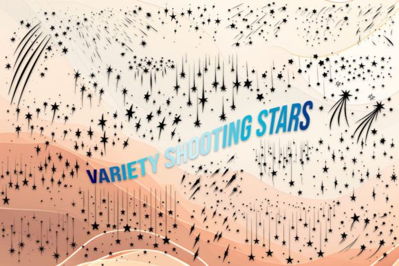 Variety Shooting Stars Font for Small Business Branding