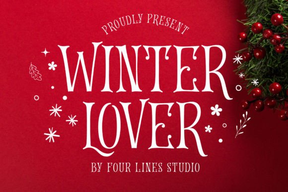 Winter Lover: A Serif Font for Modern Web Design